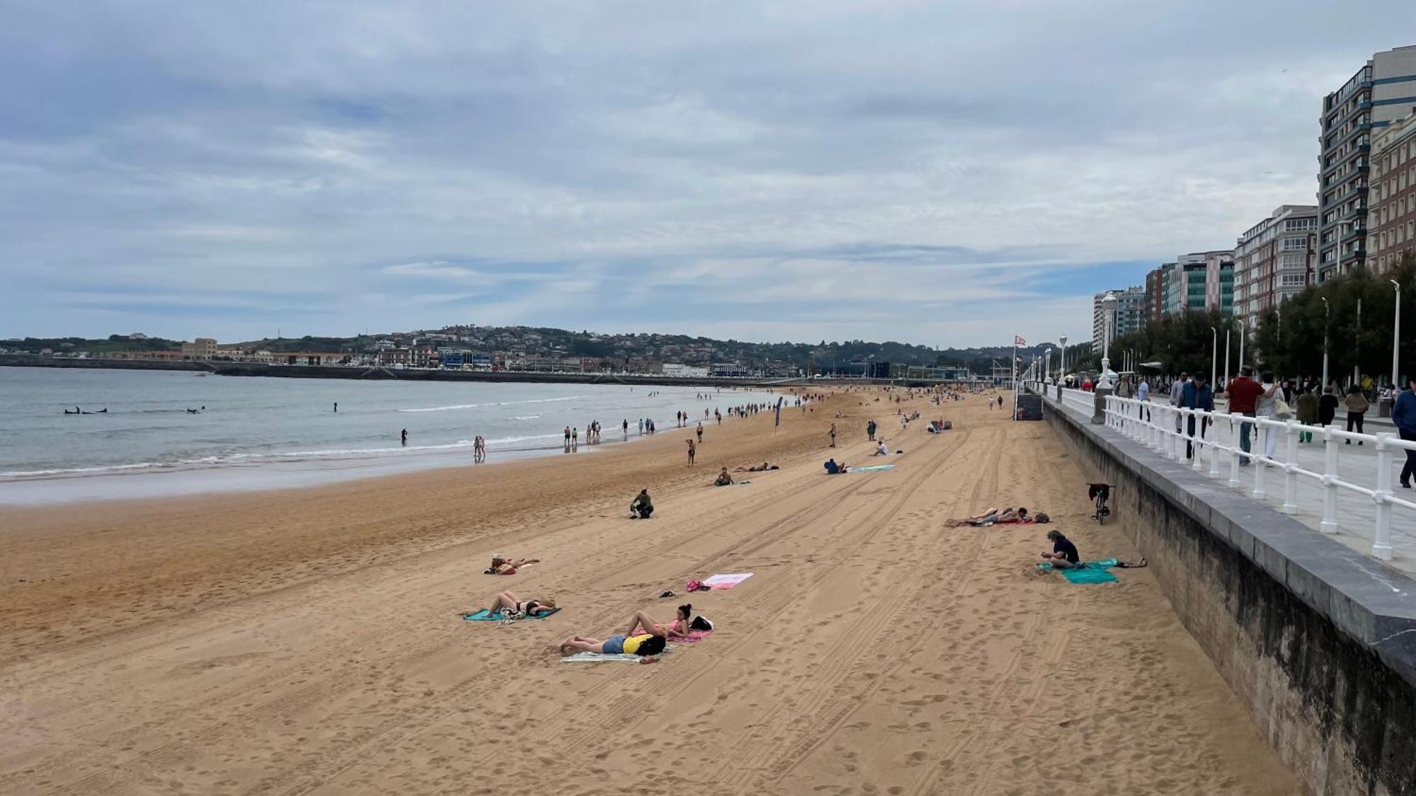 Apartamento Playa De Gijón Dış mekan fotoğraf